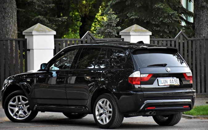 BMW X3 cena 31900 przebieg: 272541, rok produkcji 2007 z Pakość małe 781